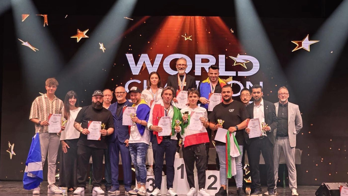 Francesco caterino world barber champion