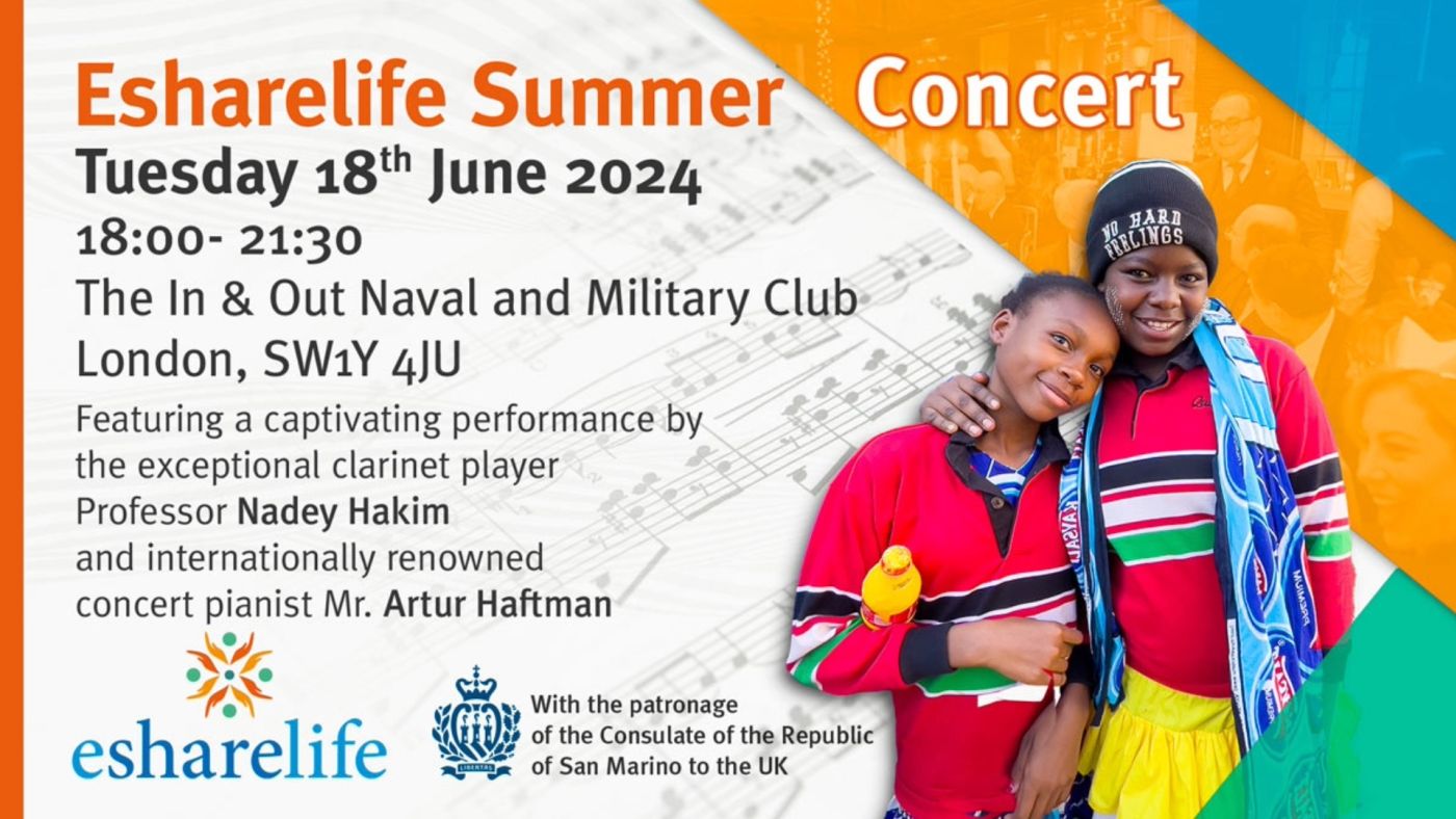 esharelife summer concert a Londra