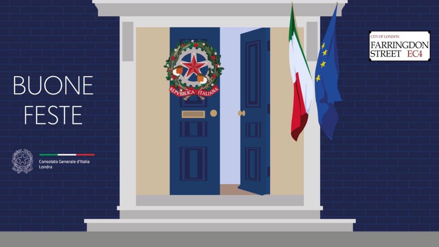 auguri del console generale d'Italia a londra domenica Bellantone
