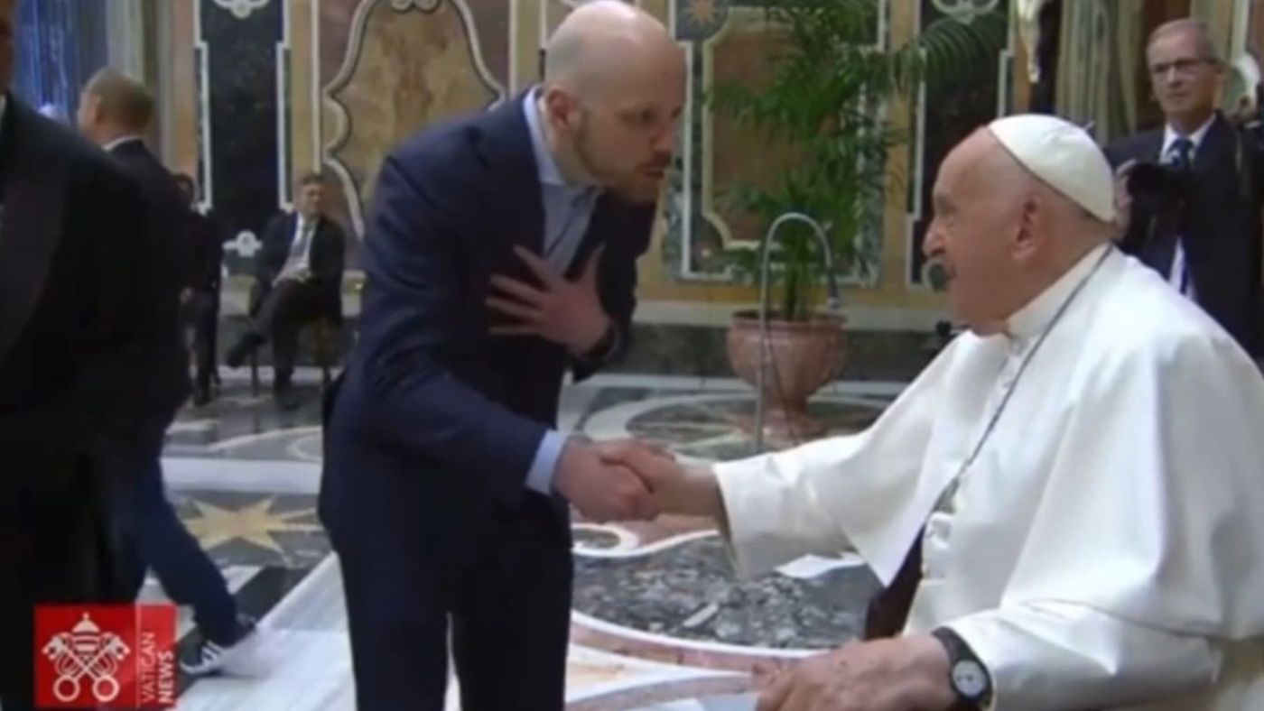 luca cupani e Papa Francesco