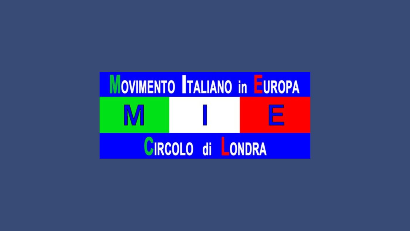 logo movimento italiano in Europa circolo di Londra