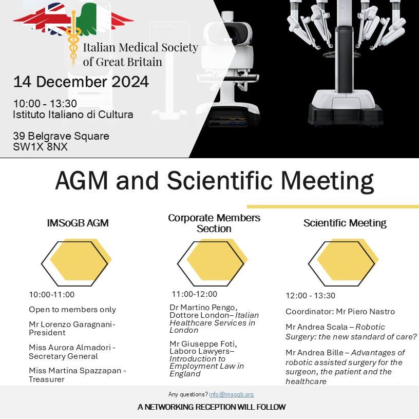 locandina assemblea generale italian medical society londra