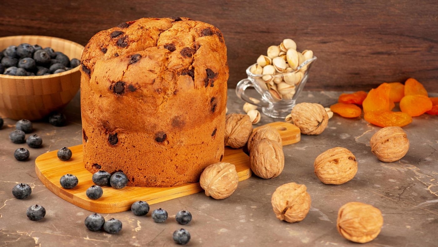 panettone con farina di grillo
