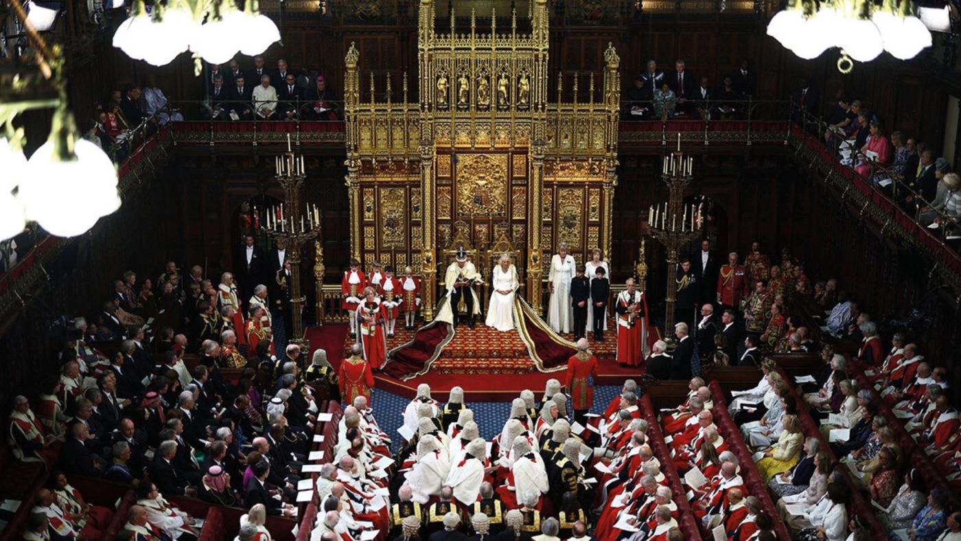 king's speech con il programma di governo