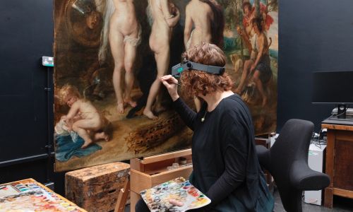 il giudizio di Paride di Rubens restaurato