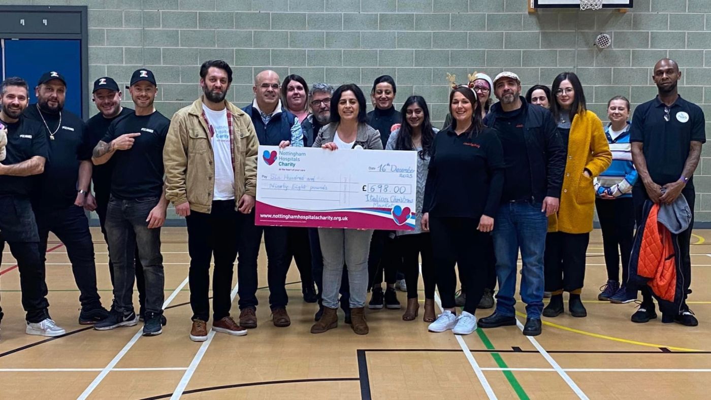 mercatino italiano di natale di Nottingham