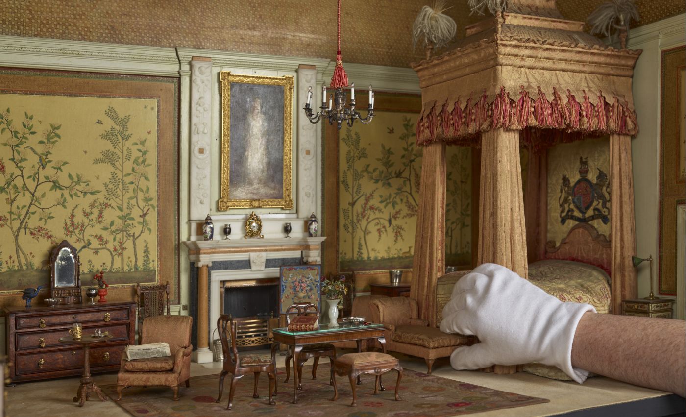 le camere del re nella dolls' house della queen Mary