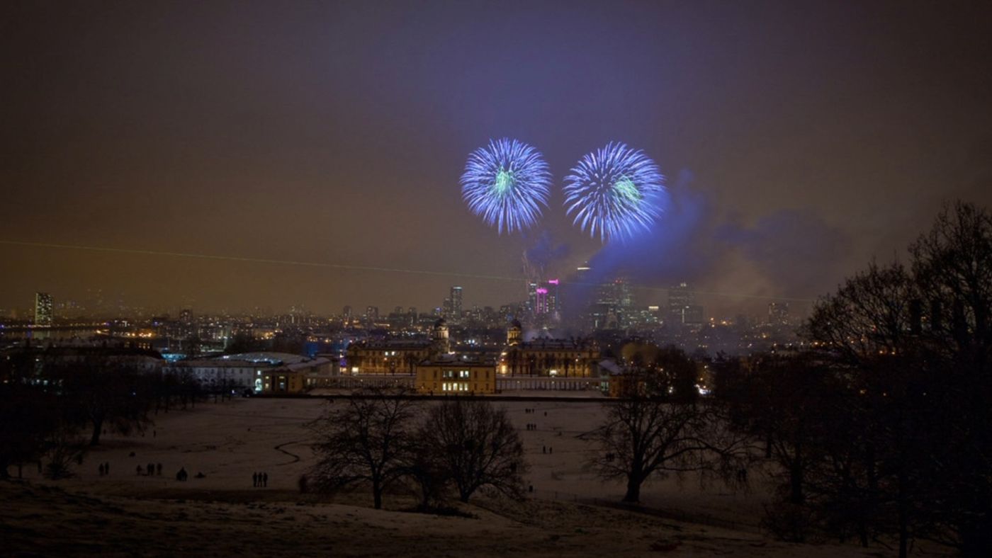 greenwich park fuochi d'artificio London eye