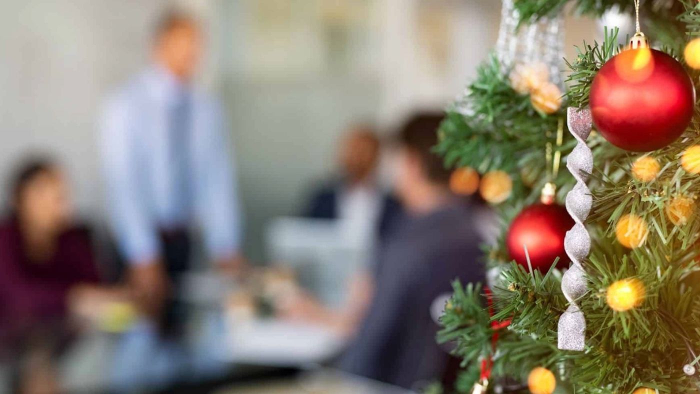 networking Christmas aperitif