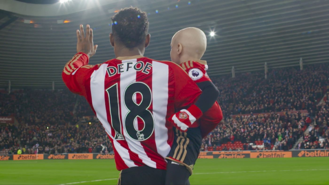 defoe e Bradley Lowery