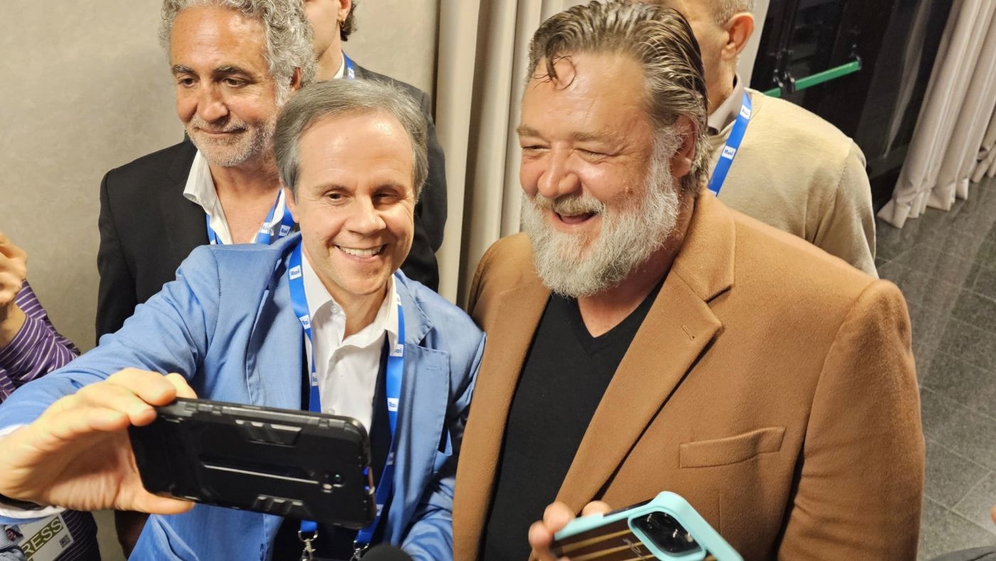 Emilio Buttaro e Russell Crowe