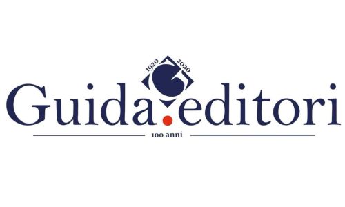 Logo di Guida Editori su sfondo gradiente con la scritta 'Dal cuore di Napoli a Londra: 100 anni di cultura'