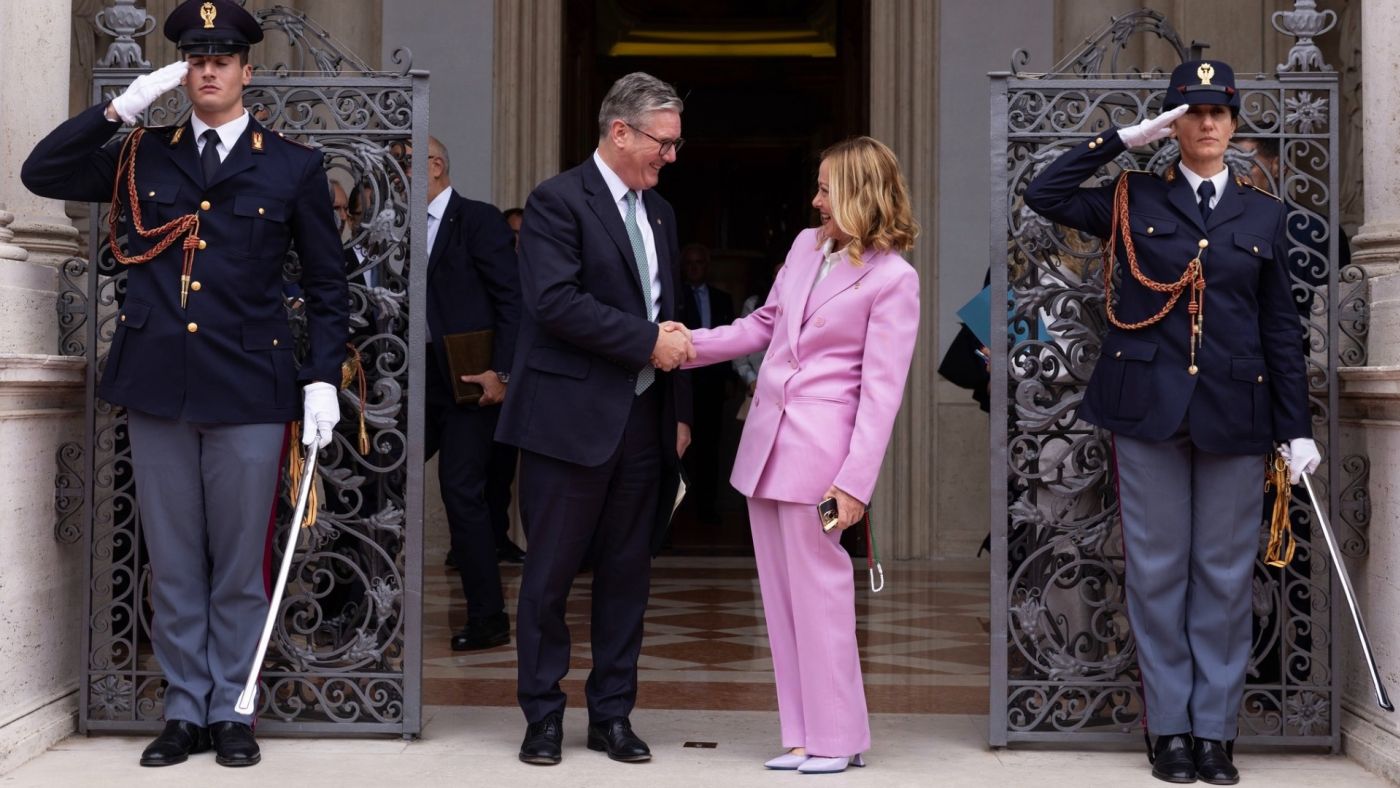 Keir starmer a roma incontra meloni