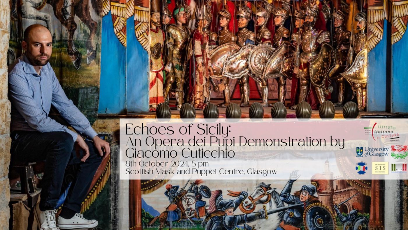 l'opera dei pupi a Glasgow con Cuticchio