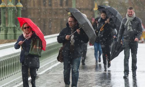 neve e gelo a Londra