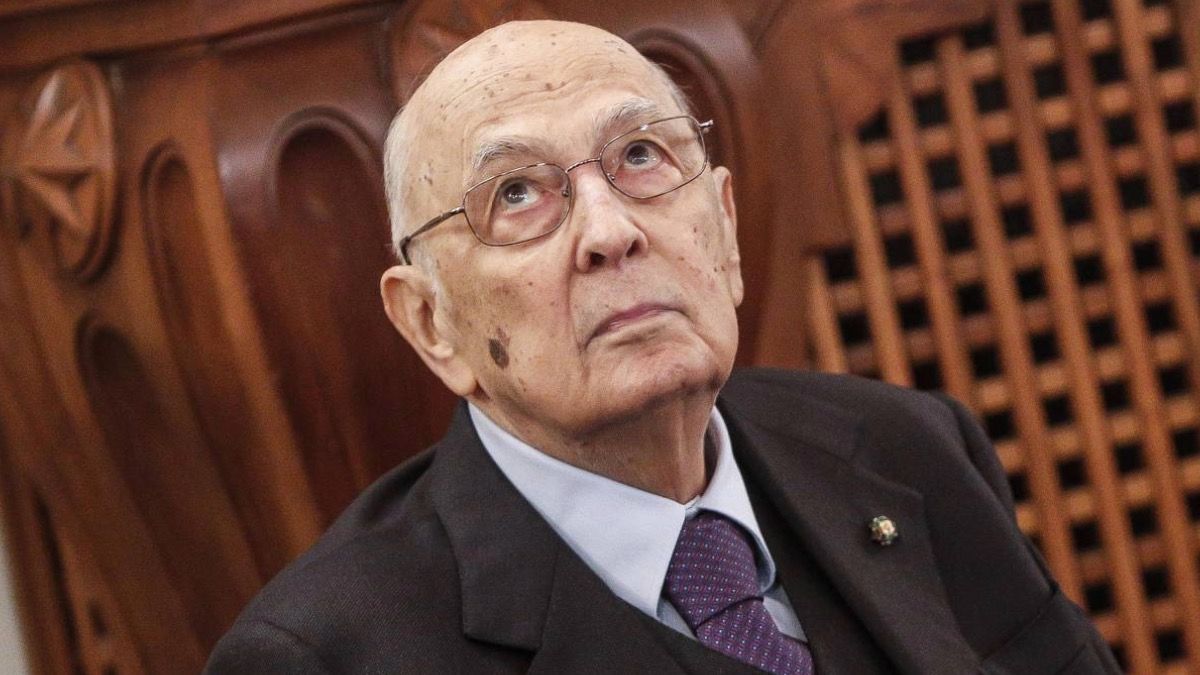 l'ex presidente della repubblica Giorgio Napolitano