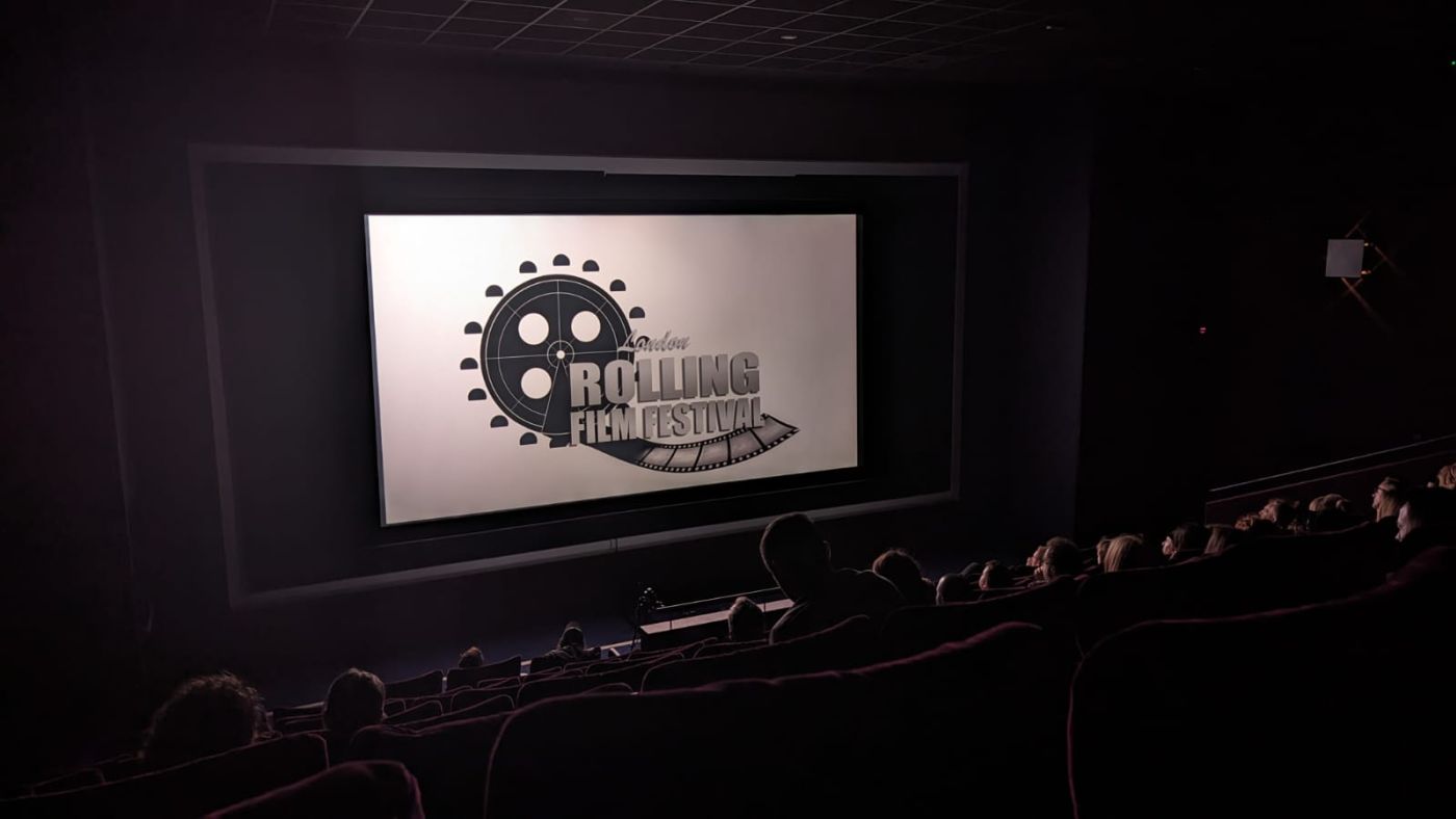 sala cinema al rolling film festival di Londra