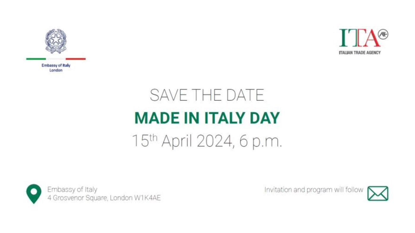 giornata nazionale del made in Italy a Londra