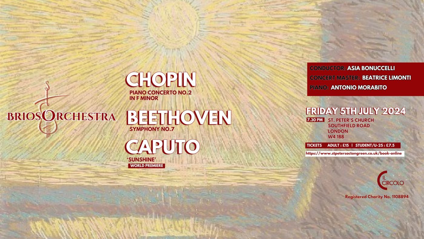 locandina concerto briosorchesetra a londra