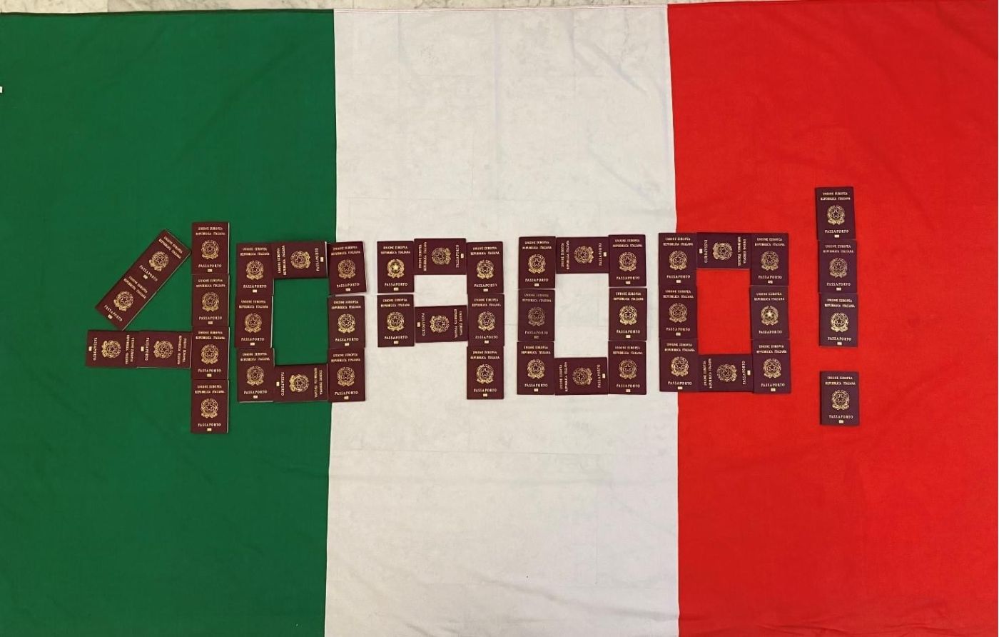 bandiera italiana passaporti auguri