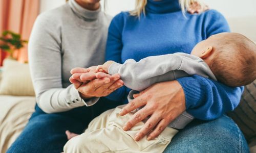 genitori con bambino