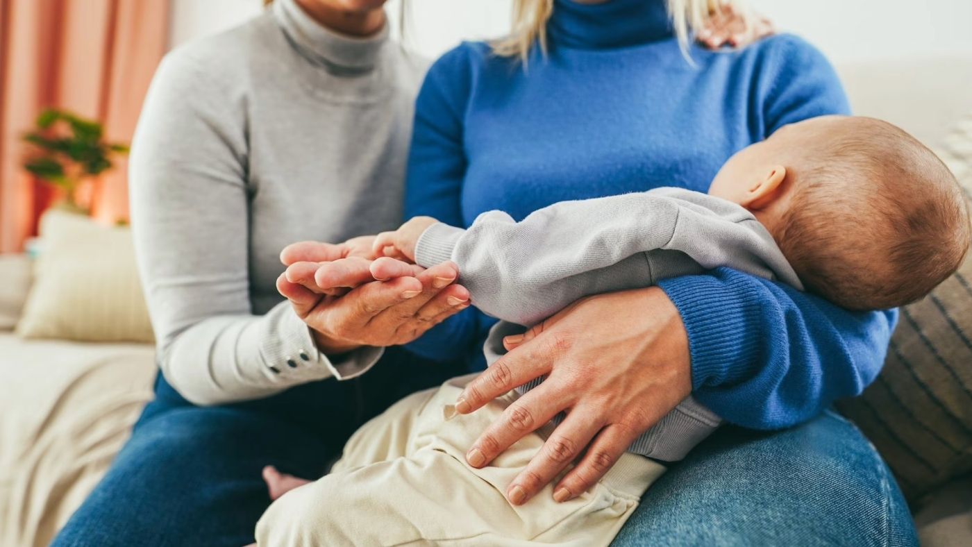 genitori con bambino