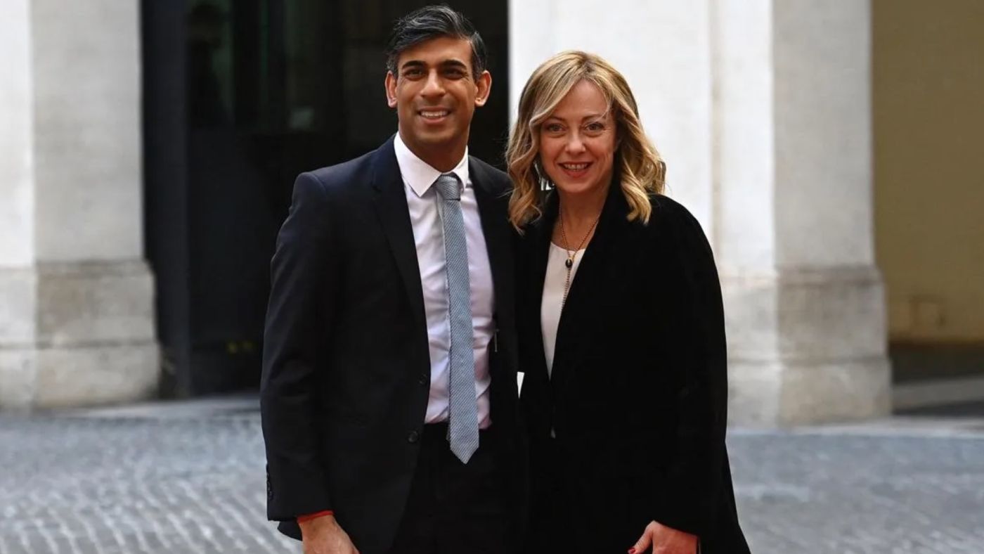 rissi sunak e Giorgia meloni