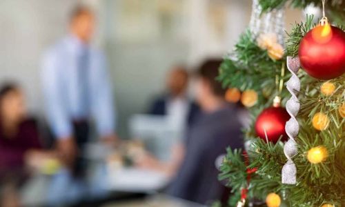 networking Christmas aperitif