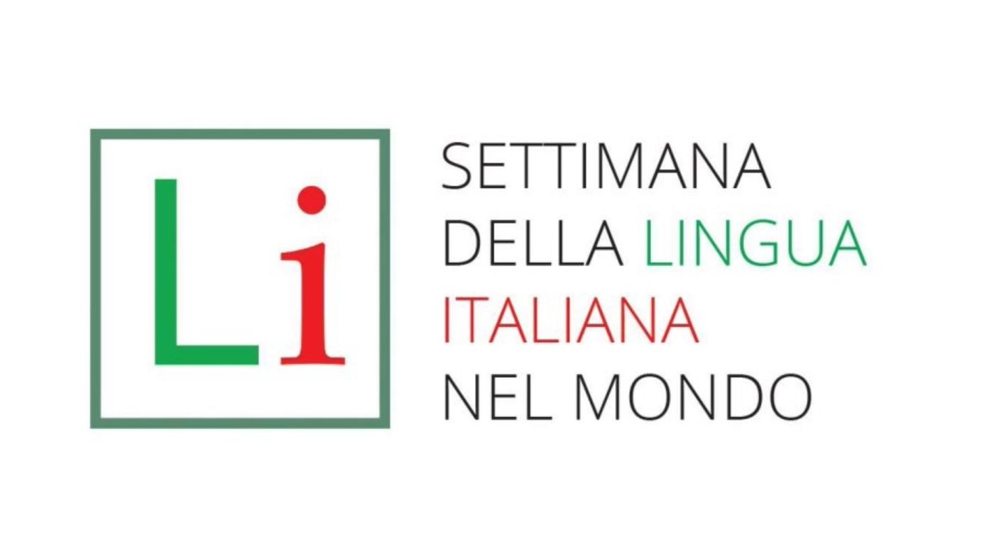 logo della settimana della lingua italiana nel mondo