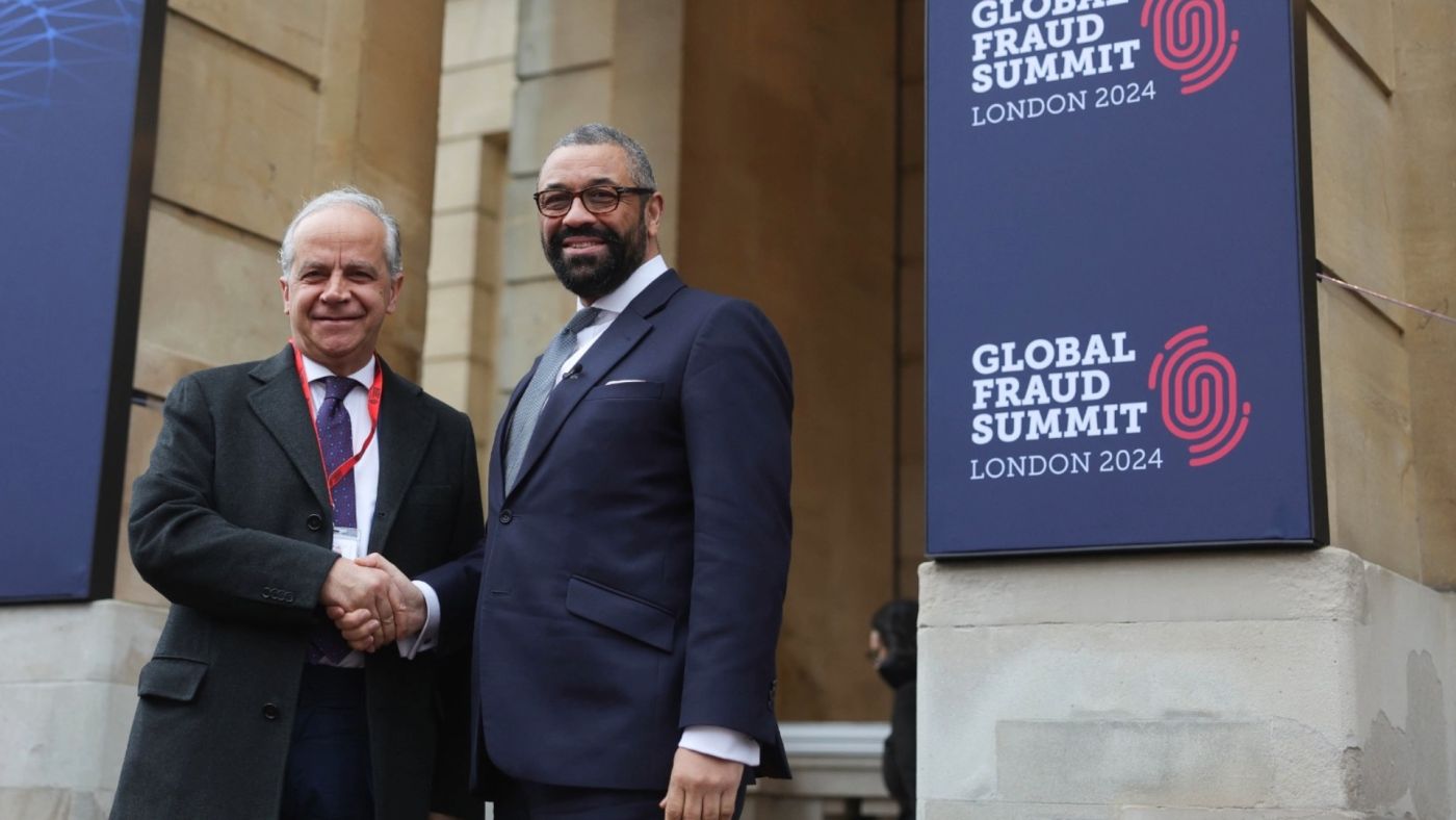 Il Ministro dell’Interno Matteo Piantedosi al “Global Fraud Summit” a Londra
