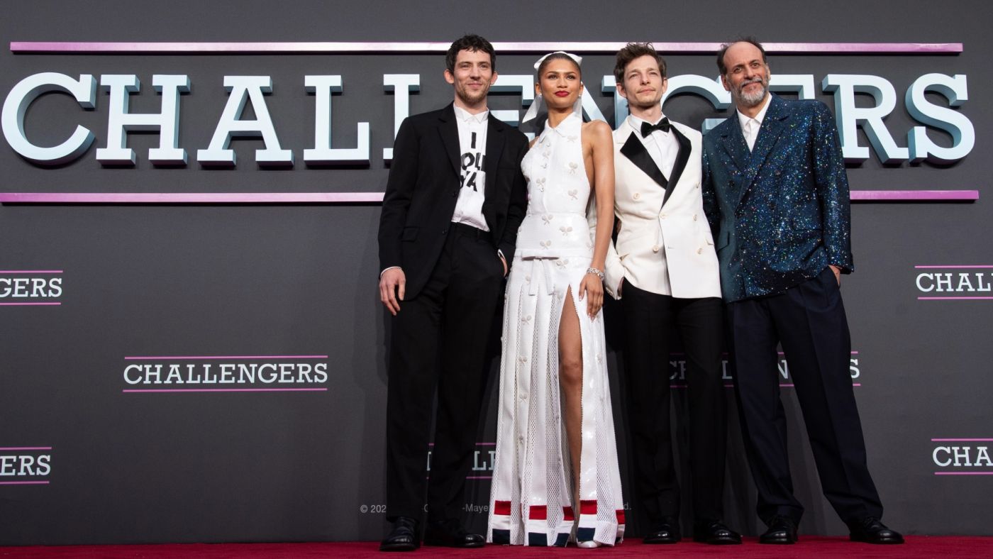 prima britannica di challengers a londra con Zendaya e luca guadagnino