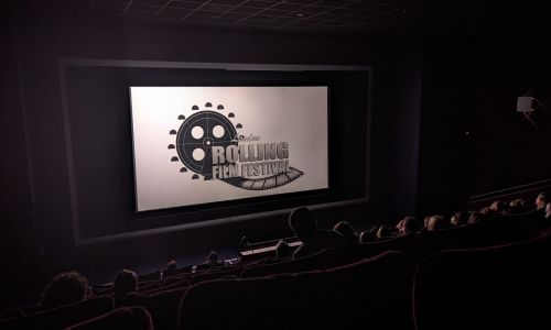 sala cinema al rolling film festival di Londra