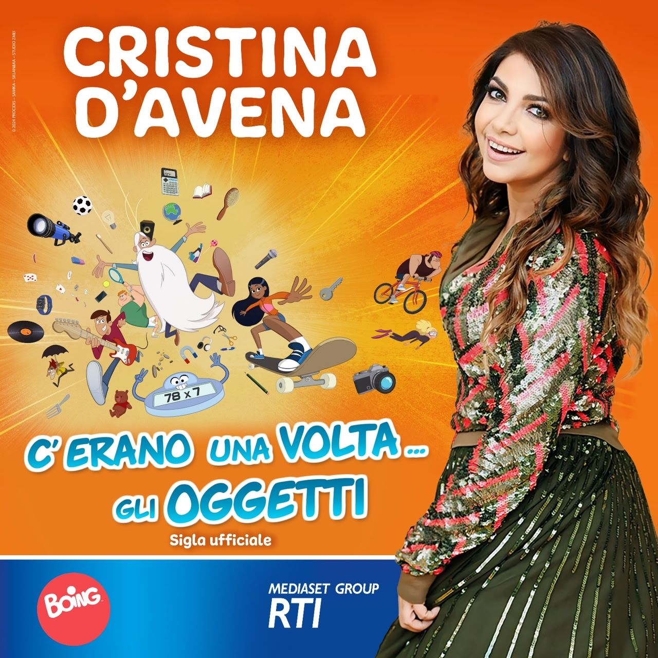 cristina d'avena canta la sigla di c'erano una volta gli oggetti