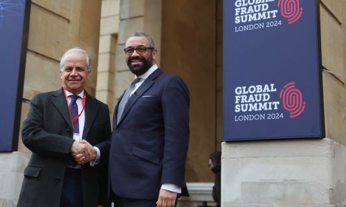 Il Ministro dell’Interno Matteo Piantedosi al “Global Fraud Summit” a Londra