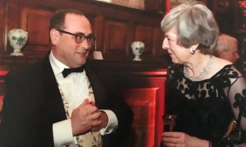 Maurizio Bragagni e Theresa May