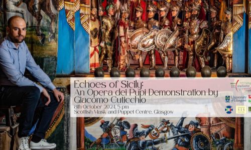l'opera dei pupi a Glasgow con Cuticchio