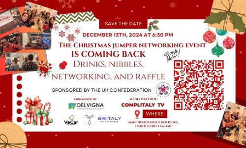 il Christmas jumper networking event di manchester