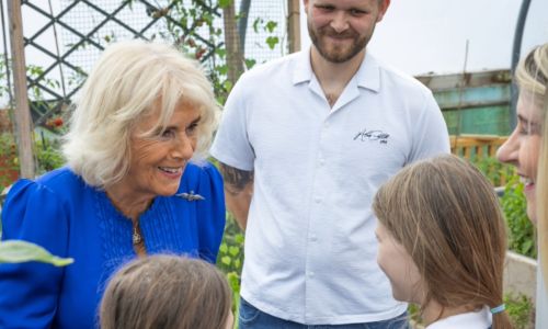 la regina camilla a riposo per via di un'infezione