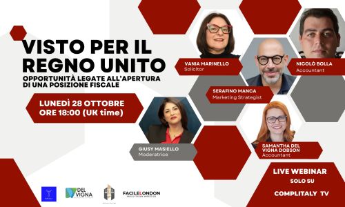 il webinar sul visto per il Regno Unito
