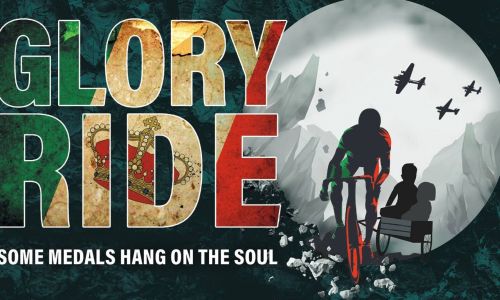 locandina musical glory ride gino bartali