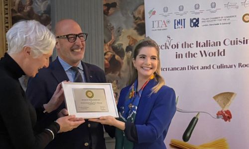 diploma di buona cucina al contini George street di Edimburgo