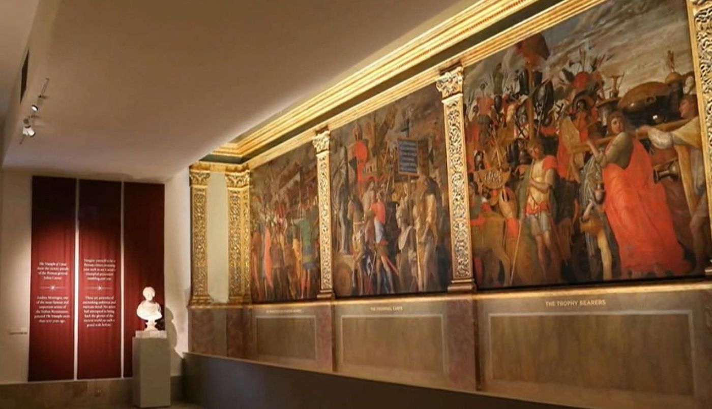 i trionfi di cesare di Andrea Mantegna