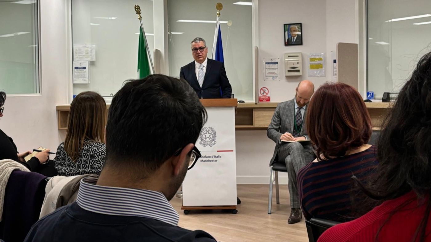 incontro associazioni al consolato di manchester